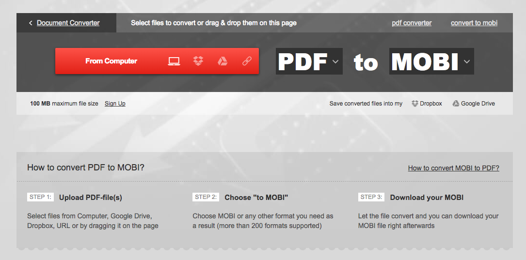 Mac Download Application Convert Pdf To Mobi